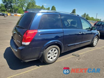 Trzecie zdjęcie samochodu z tyłu: 2007 NISSAN QUEST 3.5 VIN:5N1BV28U97N142367 - miniatura