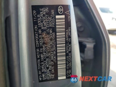 Zdjęcie 14 z 14 samochodu: 2010 TOYOTA YARIS BASE VIN:JTDKT4K38A5297988 - miniatura