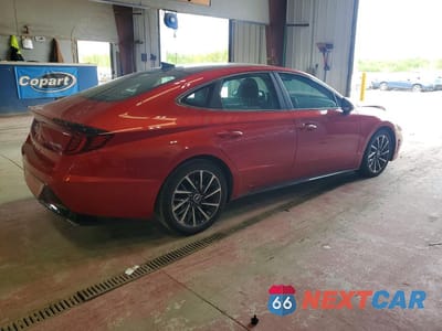 Trzecie zdjęcie samochodu z tyłu: 2020 HYUNDAI SONATA LIMITED VIN:5NPEH4J22LH005374 - miniatura