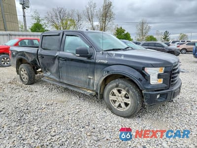 Czwarte zdjęcie samochodu z boku: 2017 FORD F150 SUPERCREW VIN:1FTFW1EG7HFB57568 - miniatura