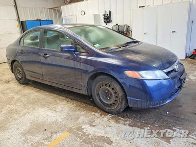 Czwarte zdjęcie samochodu z boku: 2007 HONDA CIVIC LX VIN:1HGFA15567L100244 - miniatura