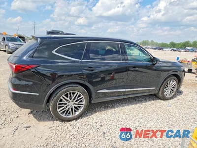 Trzecie zdjęcie samochodu z tyłu: 2022 ACURA MDX ADVANCE VIN:5J8YE1H83NL040469 - miniatura