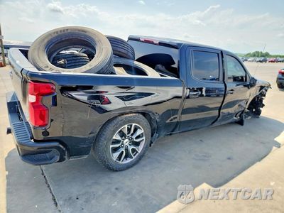 Trzecie zdjęcie samochodu z tyłu: 2022 CHEVROLET SILVERADO K1500 RST VIN:3GCUDEEL6NG634311 - miniatura