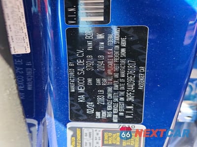 Zdjęcie 13 z 13 samochodu: 2024 KIA FORTE LXS VIN:3KPF24AD3RE761817 - miniatura