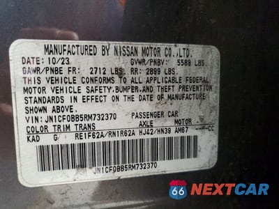 Zdjęcie 14 z 14 samochodu: 2024 NISSAN ARIYA ENGAGE VIN:JN1CF0BB5RM732370 - miniatura
