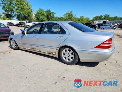 Drugie zdjęcie samochodu z przodu: 2002 MERCEDES-BENZ S 500 VIN:WDBNG75J22A235619 - miniatura