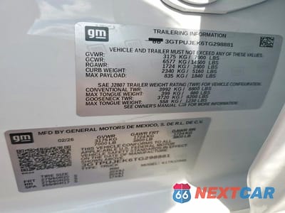 Zdjęcie 12 z 12 samochodu: 2026 GMC SIERRA K1500 ELEVATION-L VIN:3GTPUJEK6TG298881 - miniatura