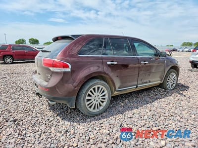Trzecie zdjęcie samochodu z tyłu: 2012 LINCOLN MKX VIN:2LMDJ8JKXCBL04212 - miniatura