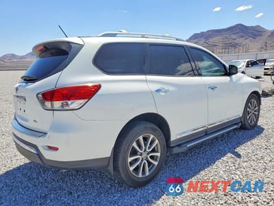 Trzecie zdjęcie samochodu z tyłu: 2014 NISSAN PATHFINDER SL VIN:5N1AR2MN7EC625394 - miniatura