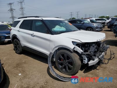 Czwarte zdjęcie samochodu z boku: 2020 FORD EXPLORER ST VIN:1FM5K8GC1LGA50296 - miniatura