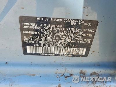 Zdjęcie 12 z 12 samochodu: 2021 SUBARU CROSSTREK SPORT VIN:JF2GTHSC2MH241143 - miniatura
