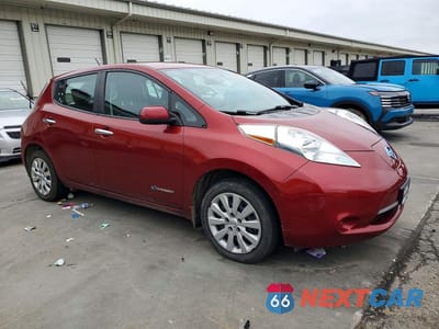 Czwarte zdjęcie samochodu z boku: 2015 NISSAN LEAF S VIN:1N4AZ0CP5FC315781 - miniatura