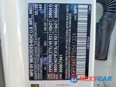 Zdjęcie 13 z 13 samochodu: 2026 MERCEDES-BENZ GLS 450 4MATIC VIN:4JGFF5KE1TB561326 - miniatura