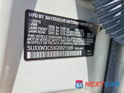 Zdjęcie 13 z 13 samochodu: 2016 BMW X4 XDRIVE28I VIN:5UXXW3C5XG0R21589 - miniatura