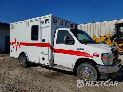 Czwarte zdjęcie samochodu z boku: 2021 FORD ECONOLINE E350 SD AMBULANCE VIN:1FDWE3FN5MDC18610 - miniatura