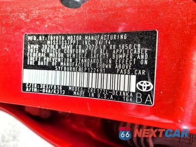 Zdjęcie 13 z 13 samochodu: 2014 TOYOTA COROLLA LE PLUS VIN:5YFBURHE8EP122491 - miniatura