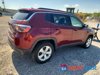 Trzecie zdjęcie samochodu z tyłu: 2020 JEEP COMPASS VIN:3C4NJDBB0LT165093 - miniatura