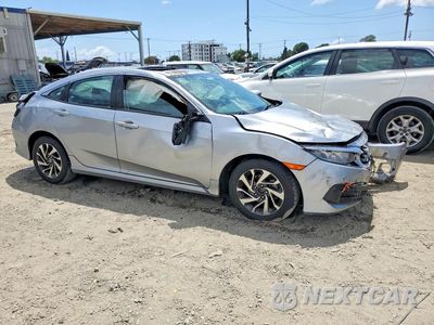 Czwarte zdjęcie samochodu z boku: 2017 HONDA CIVIC EX VIN:19XFC2F71HE228013 - miniatura