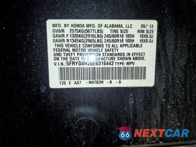 Zdjęcie 13 z 13 samochodu: 2014 ACURA MDX VIN:5FRYD4H26EB016442 - miniatura