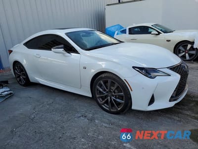 Czwarte zdjęcie samochodu z boku: 2021 LEXUS RC 300 F SPORT VIN:JTHGA5BC7M5011505 - miniatura