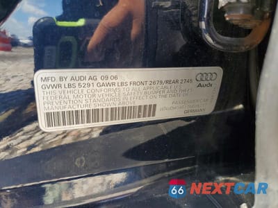 Zdjęcie 12 z 12 samochodu: 2007 AUDI A6 3.2 QUATTRO VIN:WAUDH74F17N055777 - miniatura