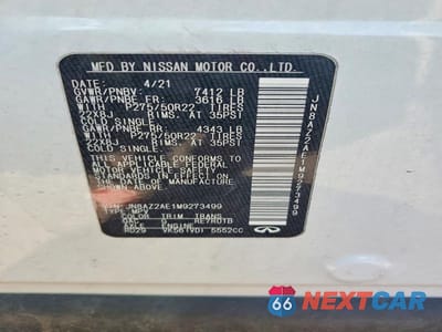 Zdjęcie 13 z 13 samochodu: 2021 INFINITI QX80 PREMIUM SELECT VIN:JN8AZ2AE1M9273499 - miniatura