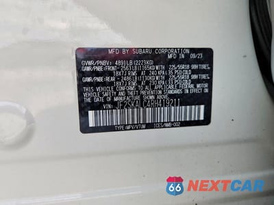 Zdjęcie 13 z 13 samochodu: 2024 SUBARU FORESTER LIMITED VIN:JF2SKALC4RH419211 - miniatura