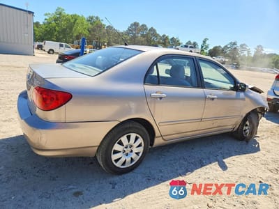 Trzecie zdjęcie samochodu z tyłu: 2003 TOYOTA COROLLA LE VIN:2T1BR32E93C087349 - miniatura