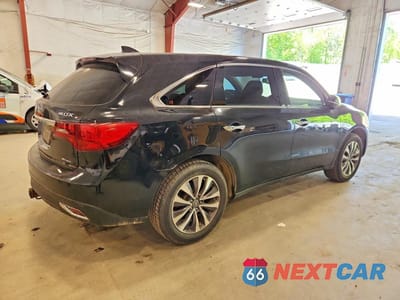 Trzecie zdjęcie samochodu z tyłu: 2015 ACURA MDX TECHNOLOGY VIN:5FRYD4H47FB029395 - miniatura