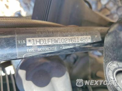 Zdjęcie 9 z 9 samochodu: 2002 HARLEY-DAVIDSON FLHRI VIN:1HD1FBW102Y611485 - miniatura