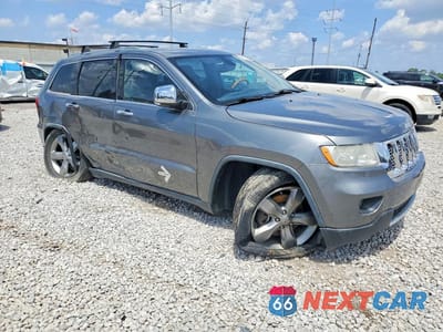Czwarte zdjęcie samochodu z boku: 2012 JEEP GRAND CHEROKEE OVERLAND VIN:1C4RJFCT2CC139613 - miniatura