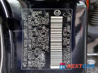 Zdjęcie 12 z 12 samochodu: 2013 LEXUS ES 350 VIN:JTHBK1GG3D2077143 - miniatura