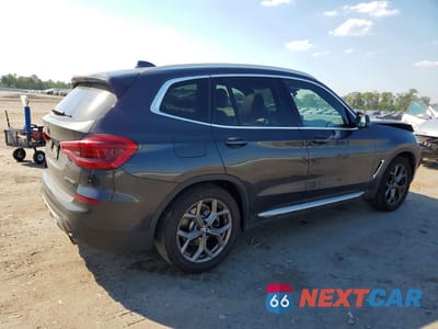 Trzecie zdjęcie samochodu z tyłu: 2021 BMW X3 XDRIVE30I VIN:5UXTY5C0XM9E30488 - miniatura