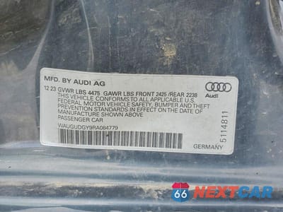 Zdjęcie 12 z 12 samochodu: 2024 AUDI A3 PREMIUM VIN:WAUGUDGY9RA084779 - miniatura
