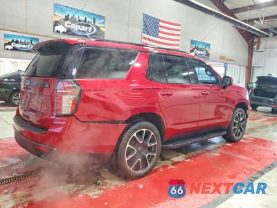 Trzecie zdjęcie samochodu z tyłu: 2021 CHEVROLET TAHOE K1500 RST VIN:1GNSKRKD8MR311305 - miniatura