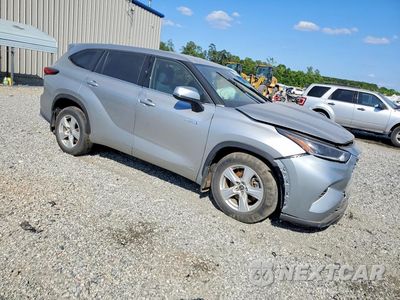 Czwarte zdjęcie samochodu z boku: 2021 TOYOTA HIGHLANDER HYBRID LE VIN:5TDBBRCH4MS531990 - miniatura