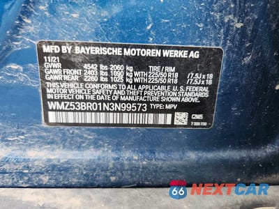 Zdjęcie 12 z 12 samochodu: 2022 MINI COOPER S COUNTRYMAN VIN:WMZ53BR01N3N99573 - miniatura