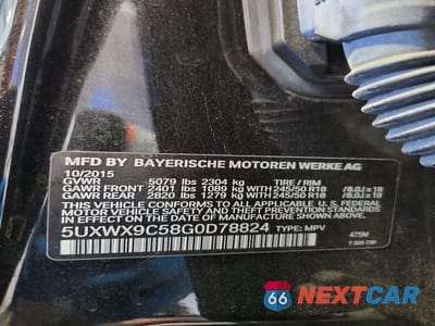 Zdjęcie 14 z 14 samochodu: 2016 BMW X3 XDRIVE28I VIN:5UXWX9C58G0D78824 - miniatura