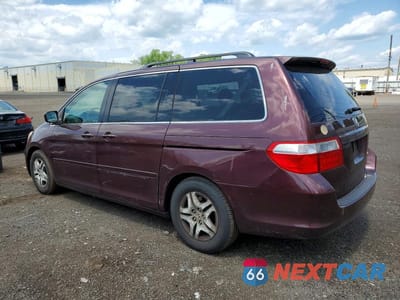 Drugie zdjęcie samochodu z przodu: 2007 HONDA ODYSSEY EX VIN:5FNRL38487B015350 - miniatura