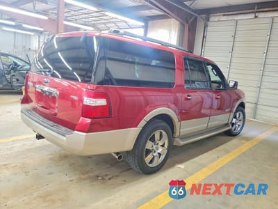 Trzecie zdjęcie samochodu z tyłu: 2008 FORD EXPEDITION EL EDDIE BAUER VIN:1FMFK17598LA21382 - miniatura