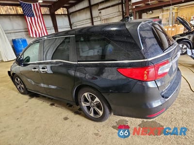 Drugie zdjęcie samochodu z przodu: 2019 HONDA ODYSSEY TOURING VIN:5FNRL6H85KB095591 - miniatura