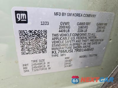 Zdjęcie 12 z 12 samochodu: 2024 CHEVROLET TRAILBLAZER RS VIN:KL79MUSL7RB144640 - miniatura