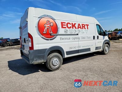 Trzecie zdjęcie samochodu z tyłu: 2025 RAM PROMASTER 3500 DELIVERY VAN VIN:3C6MRVHG3SE569545 - miniatura