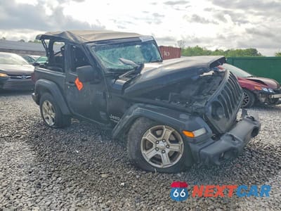 Czwarte zdjęcie samochodu z boku: 2020 JEEP WRANGLER SPORT VIN:1C4GJXAN6LW232845 - miniatura