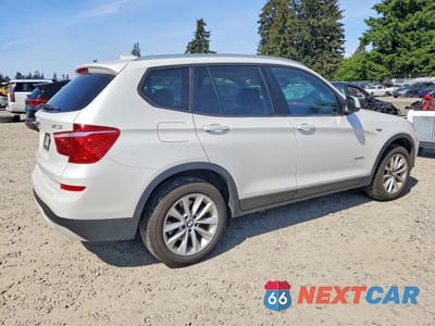Trzecie zdjęcie samochodu z tyłu: 2017 BMW X3 XDRIVE28I VIN:5UXWX9C35H0W70881 - miniatura