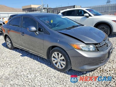 Czwarte zdjęcie samochodu z boku: 2012 HONDA CIVIC LX VIN:19XFB2F55CE325421 - miniatura