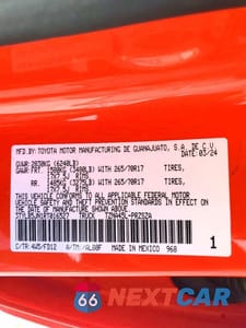 Zdjęcie 13 z 13 samochodu: 2024 TOYOTA TACOMA TRD OFF-ROAD VIN:3TYLB5JN1RT016527 - miniatura