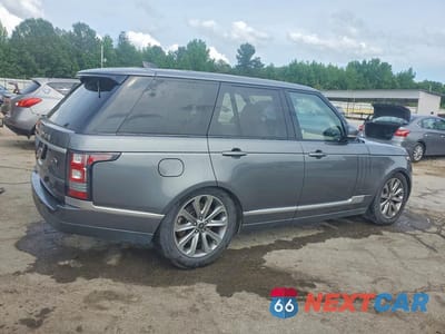 Trzecie zdjęcie samochodu z tyłu: 2017 LAND ROVER RANGE ROVER HSE VIN:SALGS2FV5HA372357 - miniatura