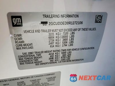 Zdjęcie 13 z 13 samochodu: 2024 CHEVROLET SILVERADO K1500 LT VIN:2GCUDDED0R1272106 - miniatura