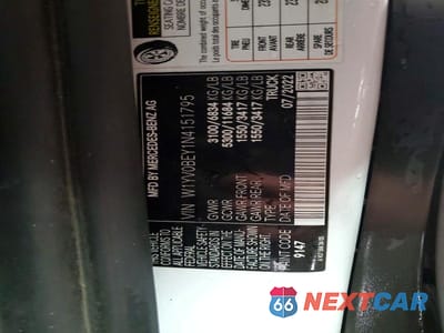 Zdjęcie 12 z 12 samochodu: 2022 MERCEDES-BENZ METRIS VIN:W1YV0BEY1N4151795 - miniatura